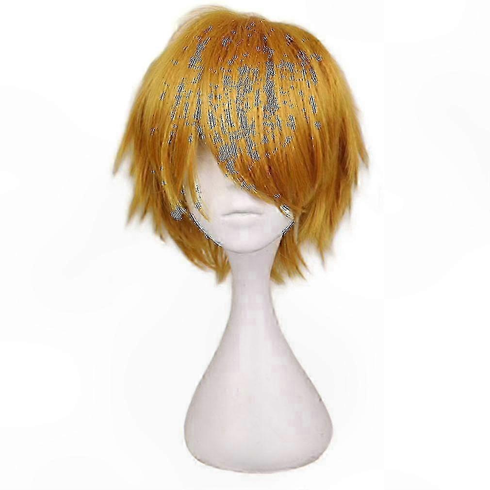 Men's Stylish Short Straight Wig for Costume and Cosplay Use