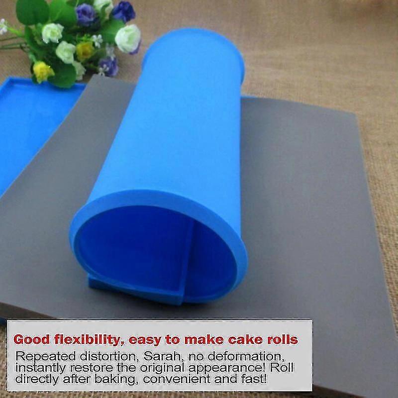 Silicone Baking Mat Non-stick Roll Mat For Swiss Roll Reusable Flexible Heat Resistant Baking Carpet