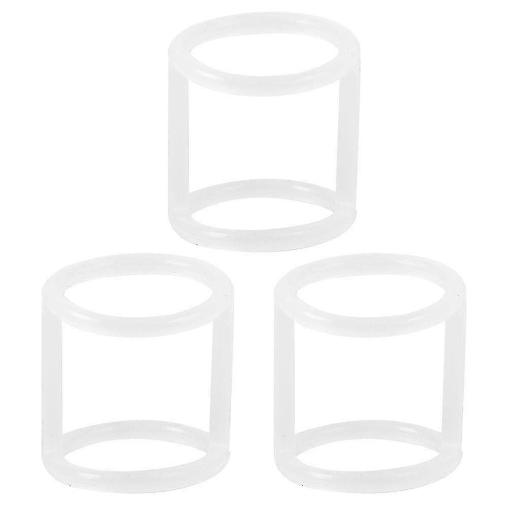 3pcs Ice Cream Maker Part Replacement Ice Cream Machine Seal Rings For Enhanced Sealing Ice Cream Machine Accessory Seal Ring Seal3.20X3.20X2.90CMWhit