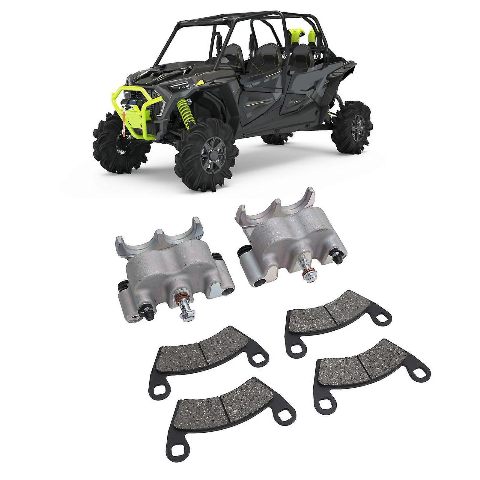 1 Pair Brake Calipers Set with Brake Pads 1911284 Left Right Replacement for Polaris RZR 1000 XP XP 4 S4 2014 to 2020 