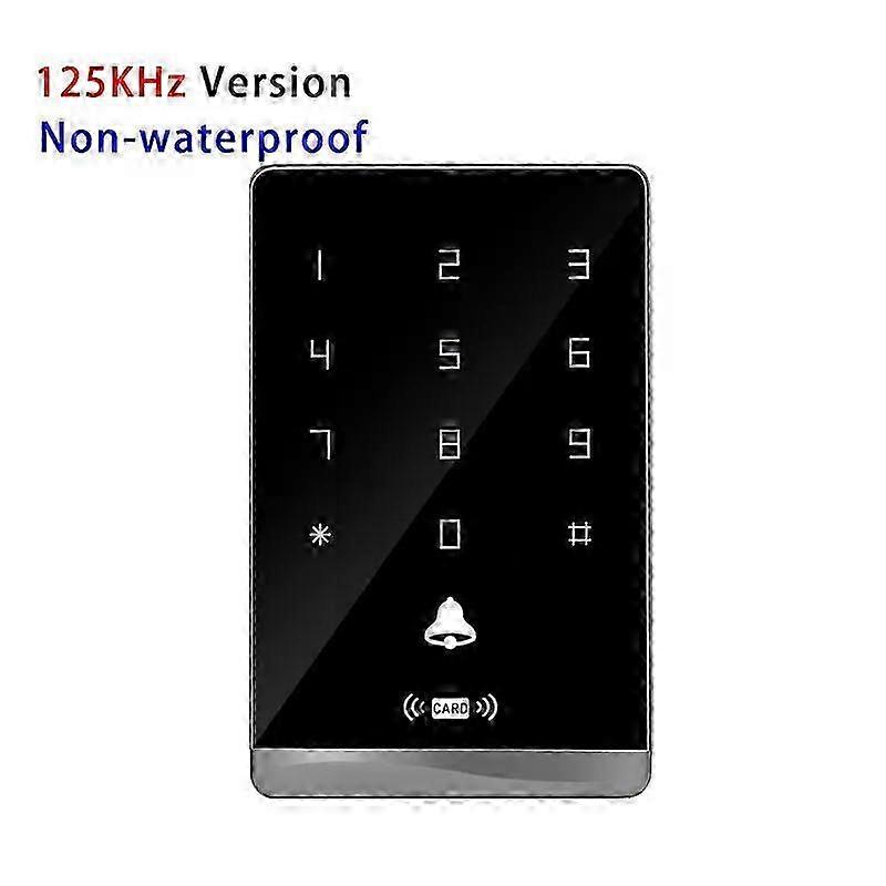 125K/Dual Frequency 125K+1356Mhz IP67 Waterproof Access Control Keypad Outdoor RFID Access Controller Touch Door Opener System
