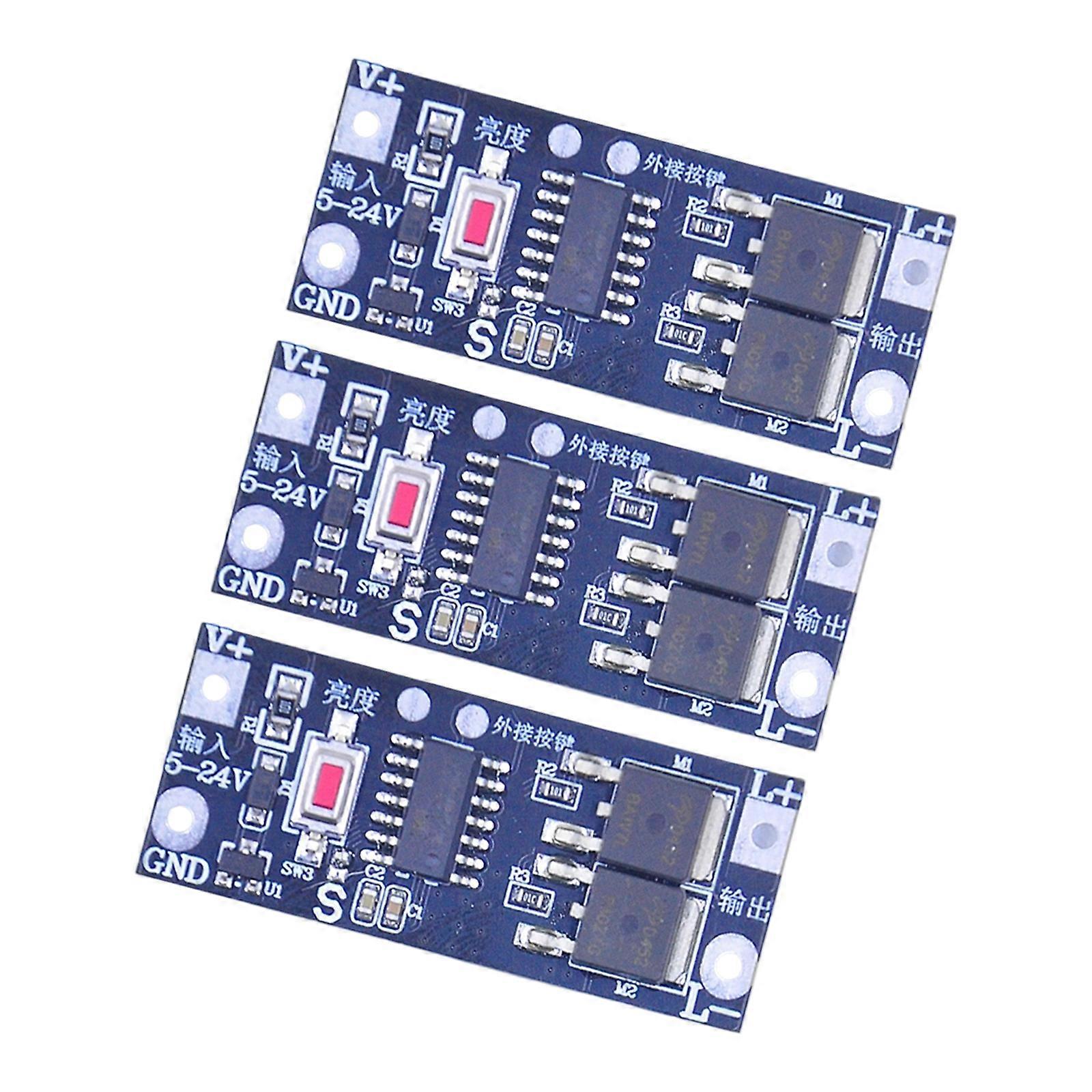 Low Voltages LED Light Driver with Customizable Fade In/Out Timing and Shortcircuits Prevention Multicolor