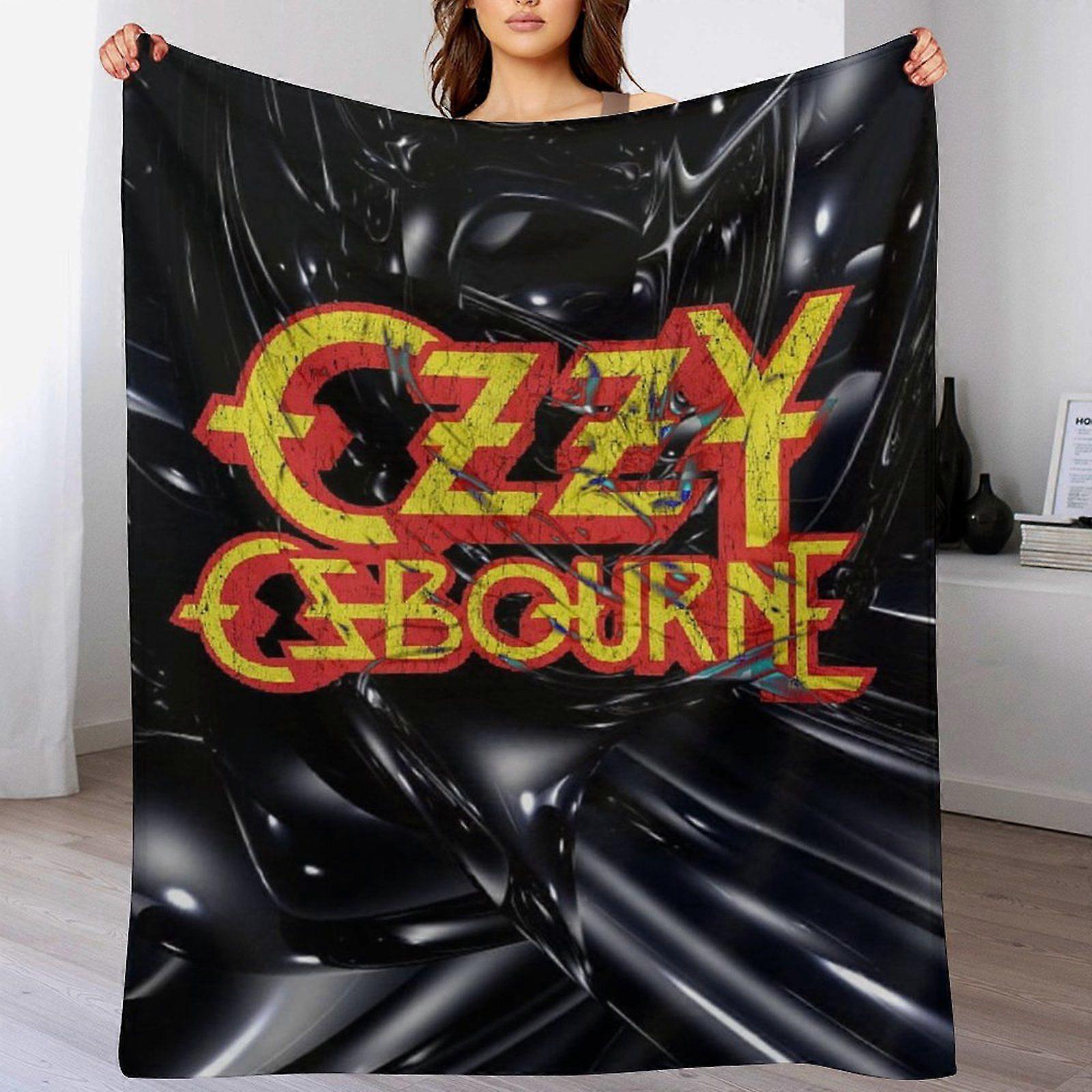 Ozzy osbourne Cozy Plush Blanket for Travel Sofa Lounge Winter Quick Drying Soft Velvet Hypoallergenic