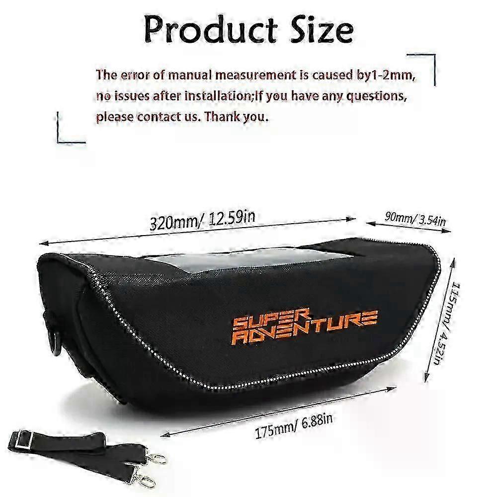 Apply Motorcycle handlebar bag navigation bag Fit For  Fit For  1290 Super Adventure Super Duke GT 1190 390 890 1090 790 handlebar bag-(Super Adventur
