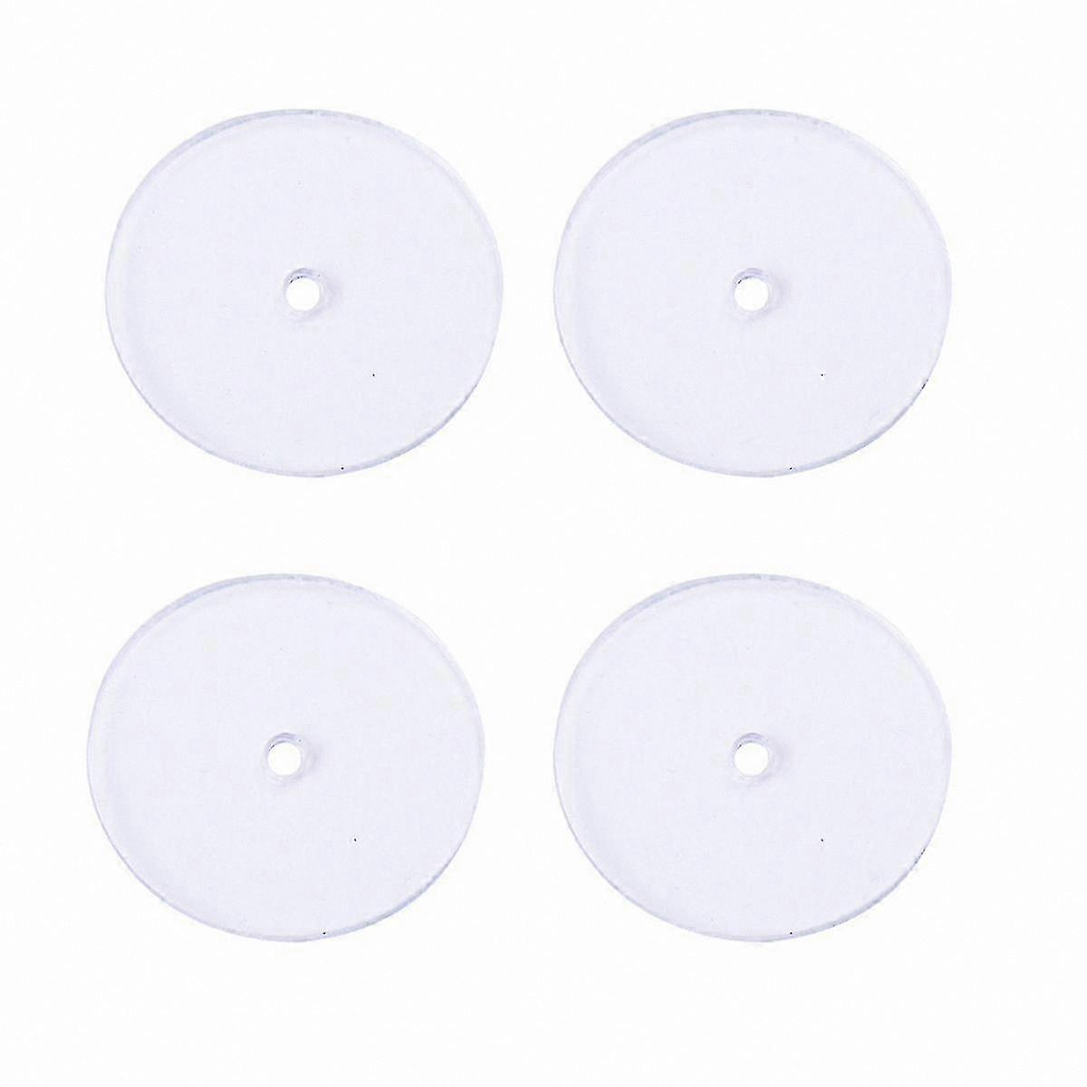 80-Pack Transparent Earring Backs with Secure Pads for Jewelry Storage Edition 1104