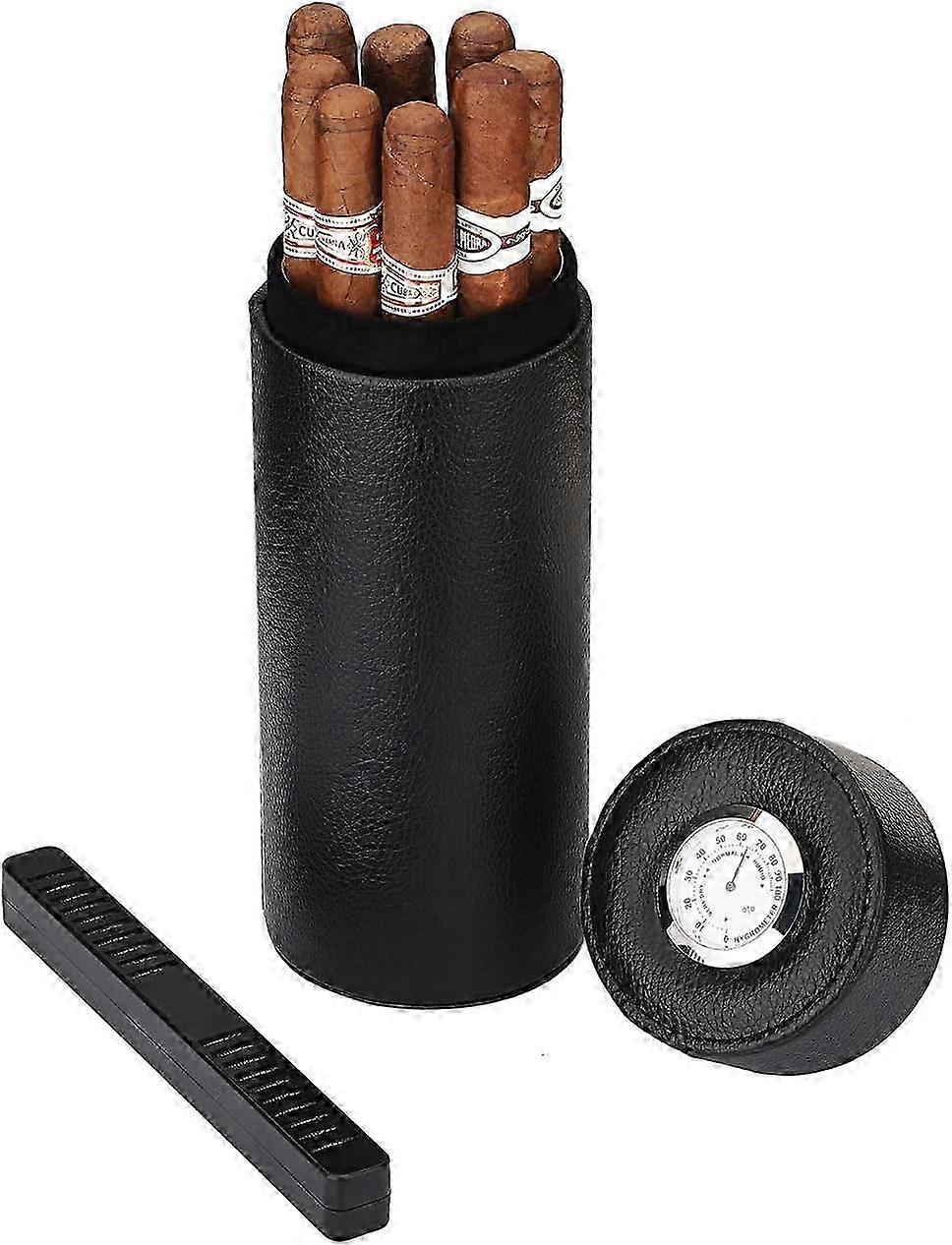 Popular Cedar Humidor Cigar Box With Rectangular Humidifier With Hygrometer In Advance