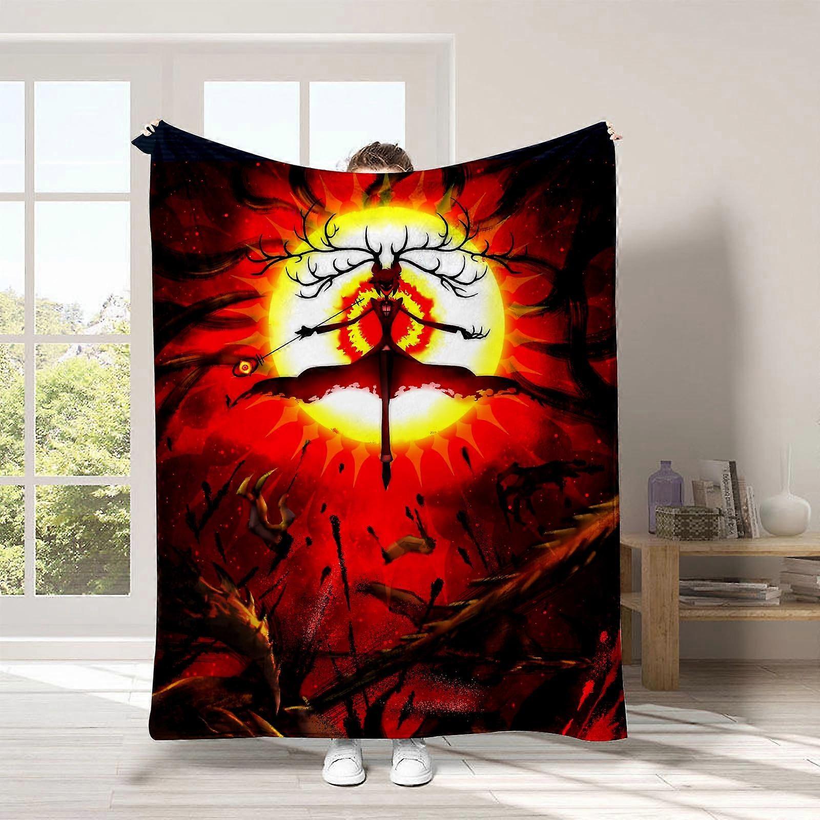 Blankets Anime 3D Printed Throw Blanket 150x200cm Flannel Soft For Sofa Home Bedding Type 4