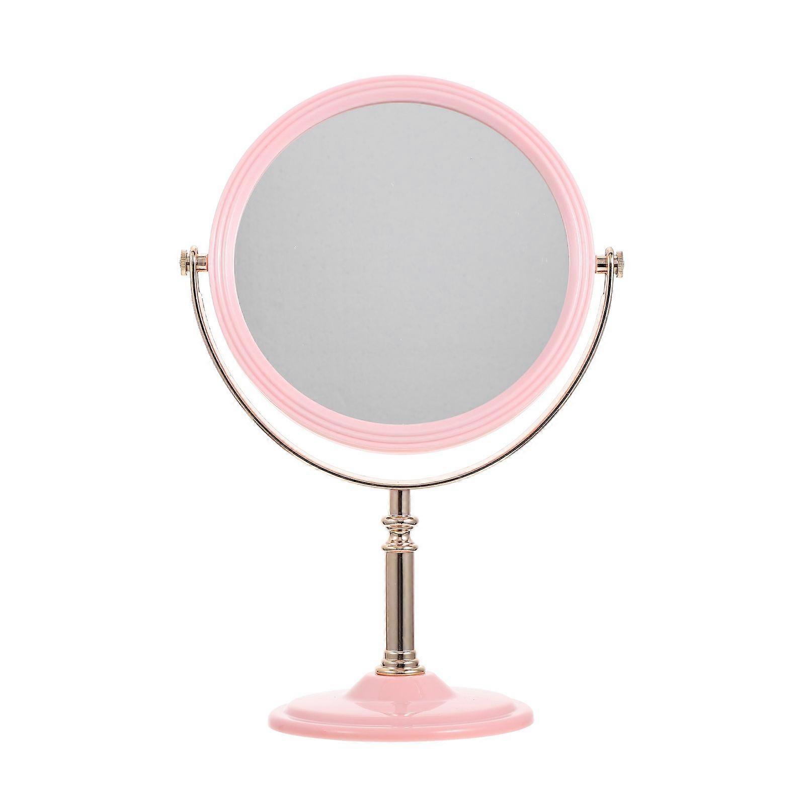 ラウンドミラーヨーロピアンスタイルミラーデスクトップミラー両面ドレッシングミラー
