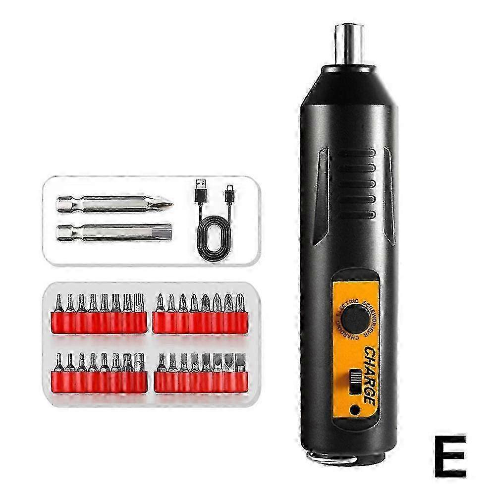Portable Home Use Electric Screwdriver Set Cordless Power Set USB Charge