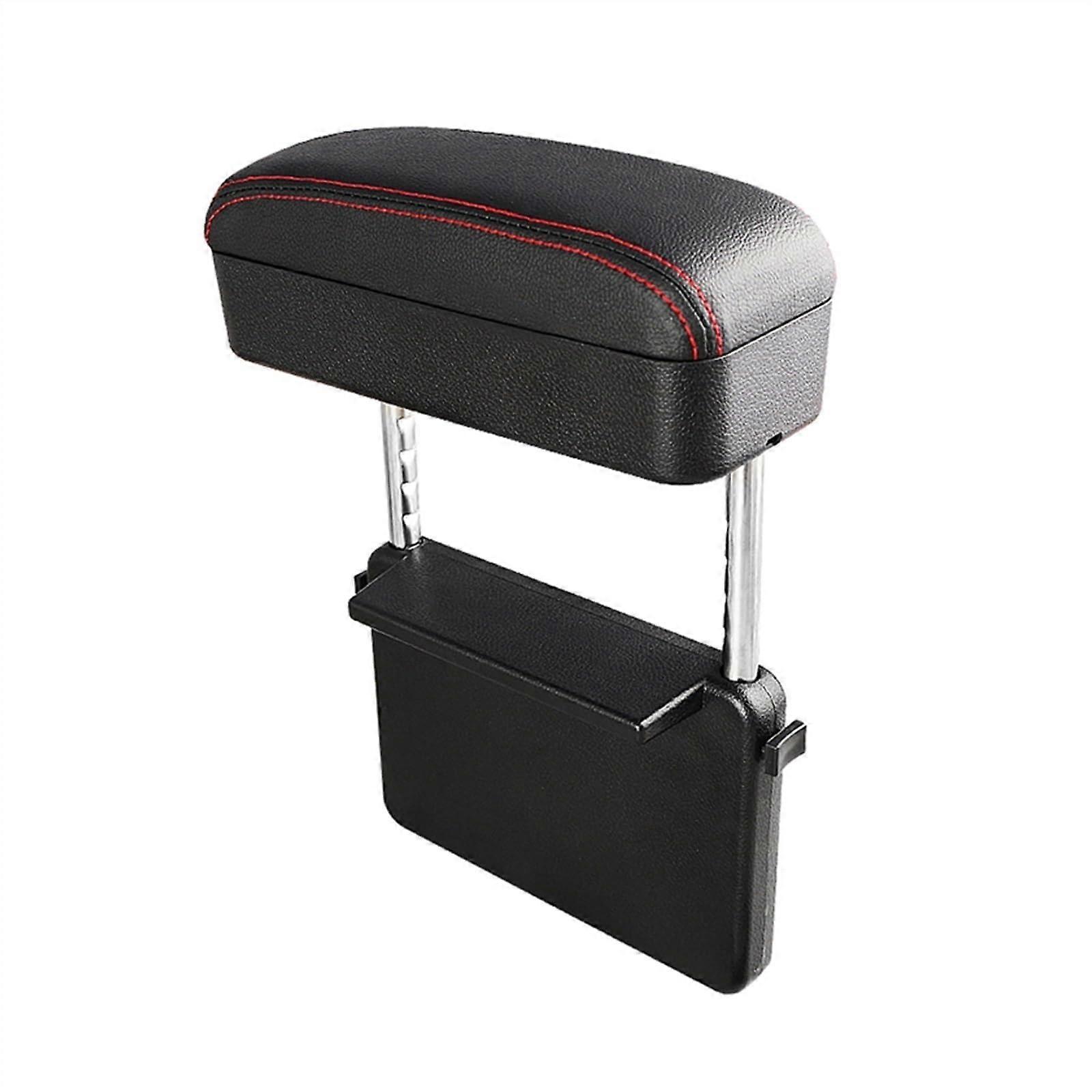 Car Armrest For Discovery 2 3 4 5 And Compatible With Range Rover Evoque Adjustable Armrest Elbow Support Black Red 1pc