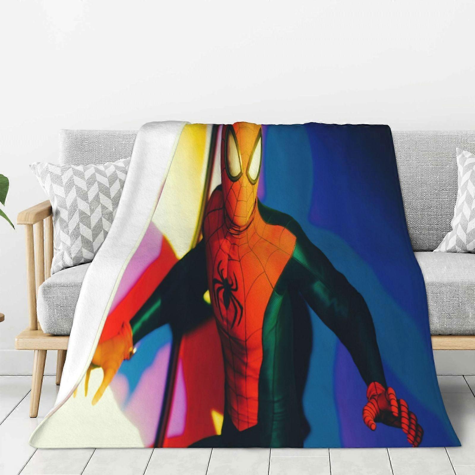 Spider-Man Fleece Blanket Super Soft Cozy Throw Blanket, Kids Bedding Features - Super Soft 60"X50"