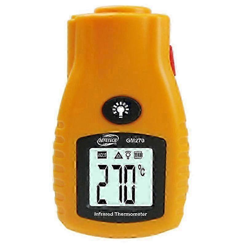 BENETECH Digital Mini Infrared Thermometer, Temperature Range: -32 - 280 Degree (GM270)(Yellow) 2025