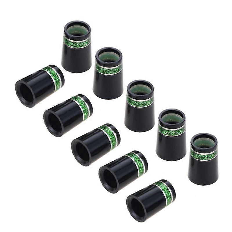 10 Pcs Golf Sleeve Ferrule for Golf Irons Tip,Green