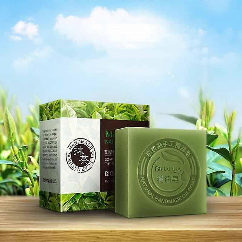 Charcoal Matcha Lavender Cleansing Soap