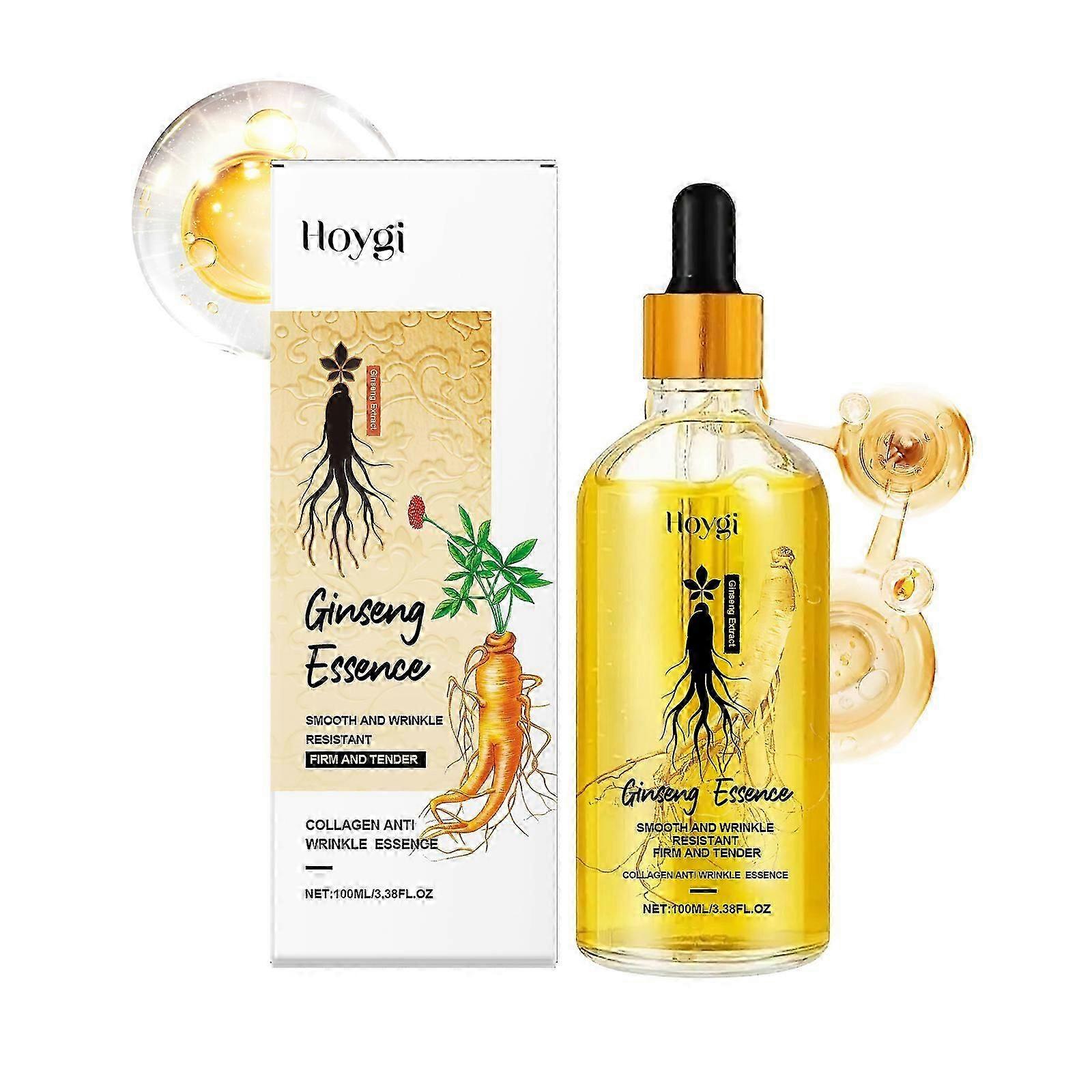 Hoygi Ginseng Firming Essence Is A Gentle, Moisturizing, Radiant, Hydrating, Moisturizing And Elastic Facial Skin Essence