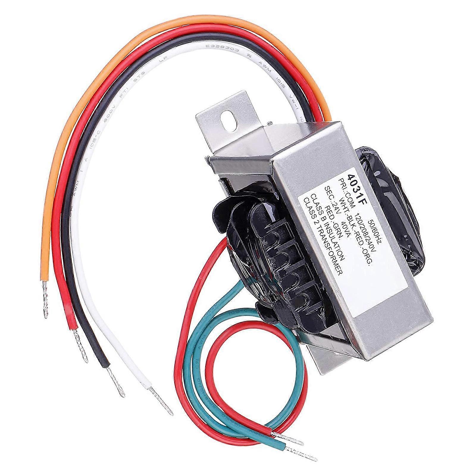 Isolation Voltages Changer 24V 40VA Control Voltages Changer Primary 120, 208, 240V Secondary 24V Easy to Install Multicolor