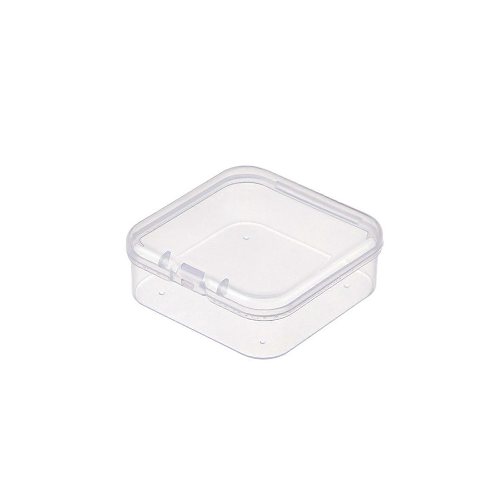 Stackable Transparent Plastic Storage Box With Tight Seal Lid Space Saving Organizers For Crafts Toy And Stationery Multicolor