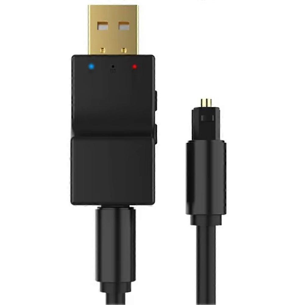 Aptx Optical Bluetooth 5.4 Audio Transmitter Low Latency Stereo Music Dual Stream Adapter for PS4for Xbox TV PC