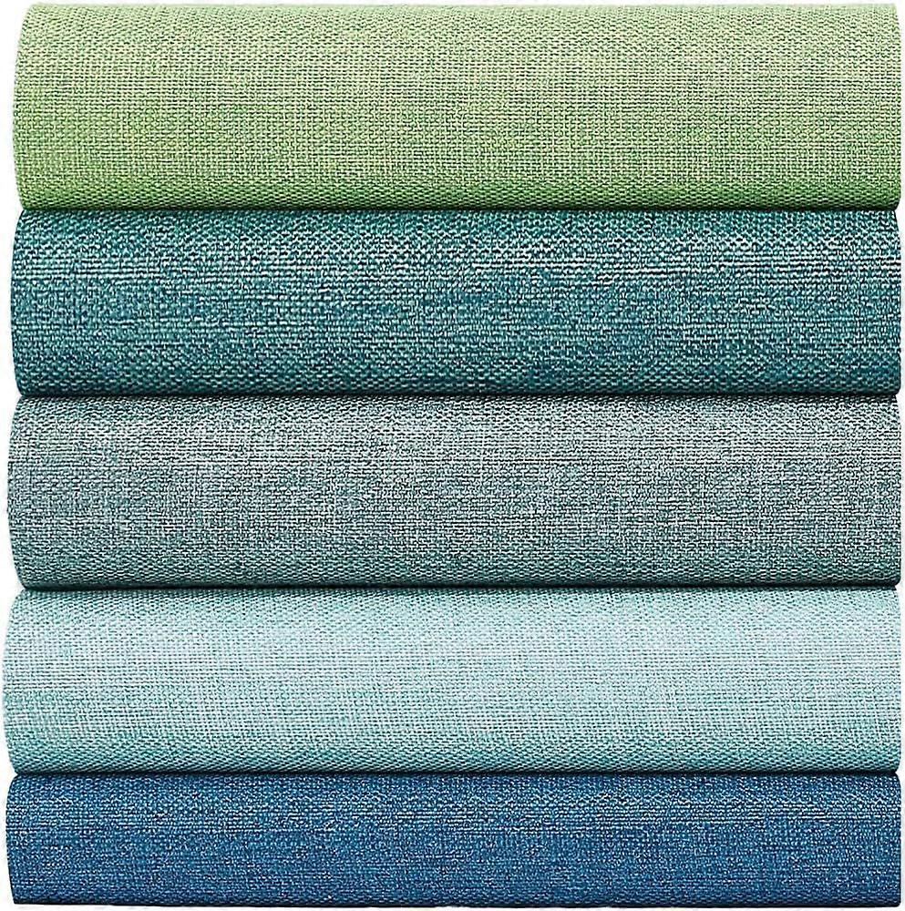 10Pcs 5 Colors 13.7x11.8In Book Cloth Line Fabric Surface Paper Backed Bookcover Notebook Wraps Books Covers for A5-A8 Books Binding Fabric Scrapbook 