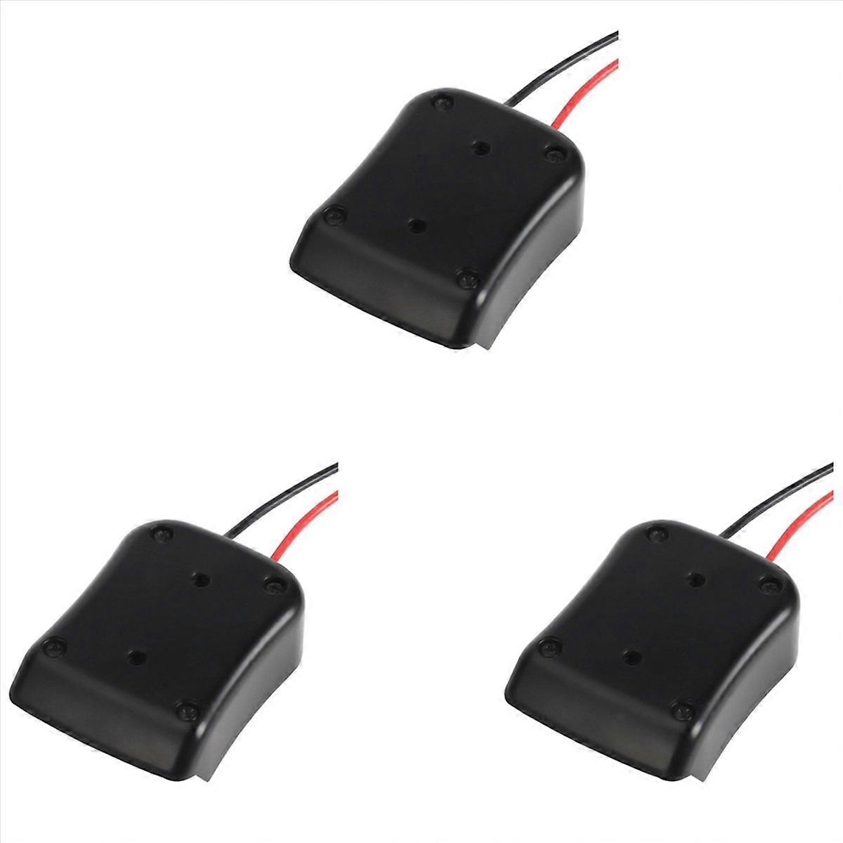 3X 10.8V-12V Battery Mount Dock Power Connector with 14Awg Wires Connectors Adapter Tool for Battery