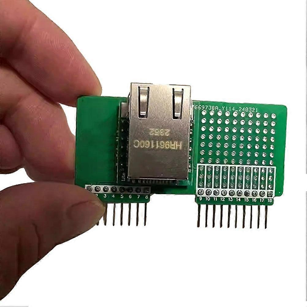 For Flipper Zero Ethernet Module Network Test Tool with DIY Perfboard for Custom Projects
