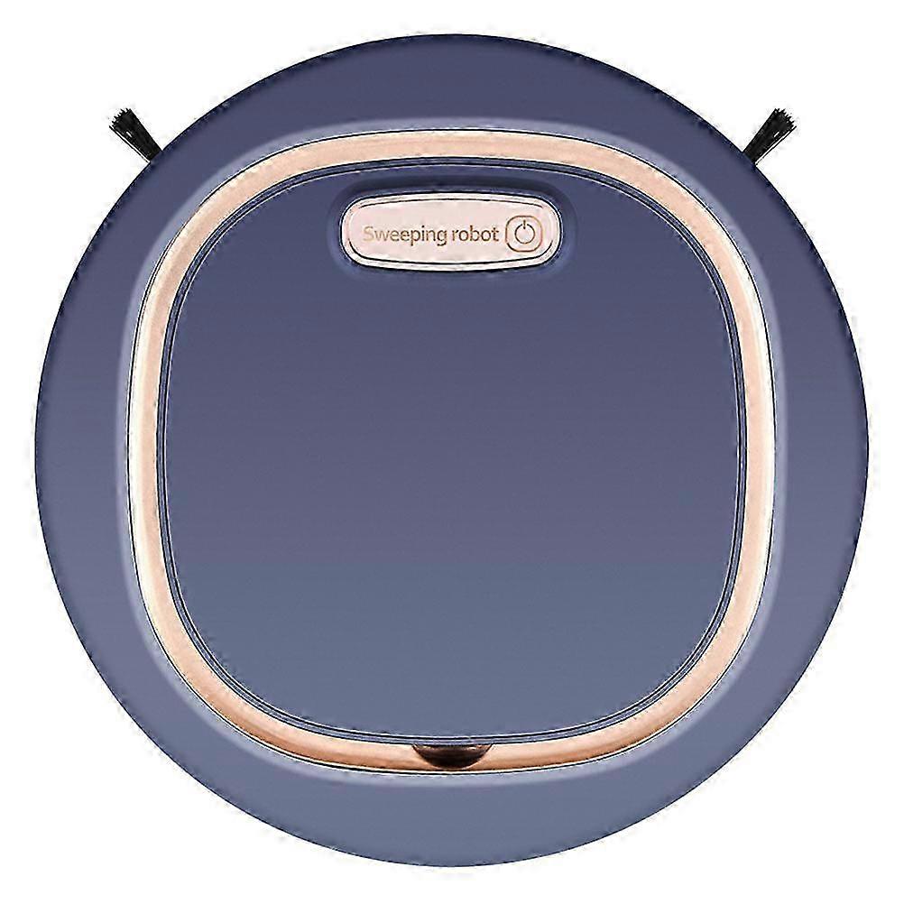 1Pc Household Intelligent Sweeper Floor Sweeping Dust Catcher Clean Machine Blue