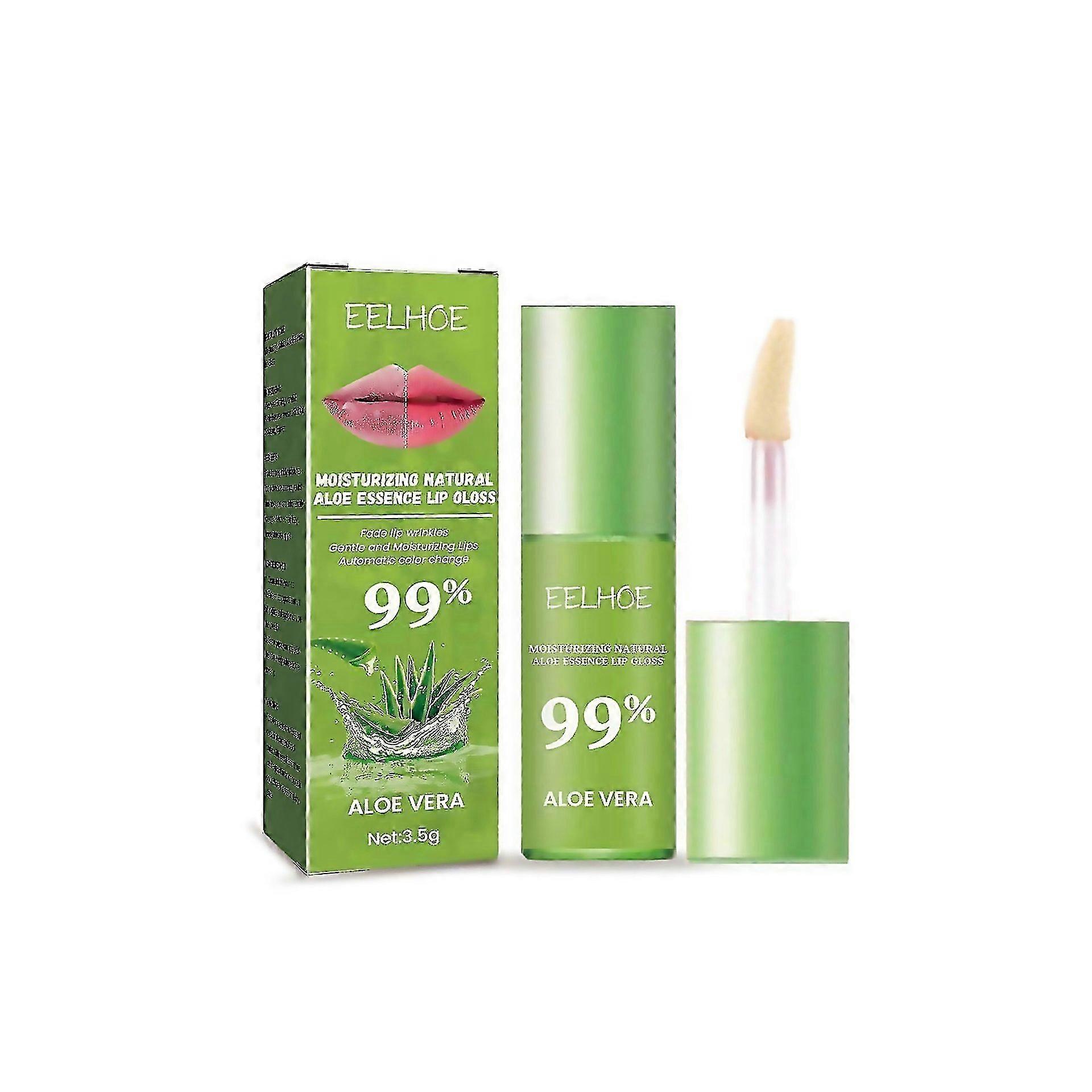 For Aloe Vera Lip Gloss Moisturizing Essence For Hydrated Restored Lips