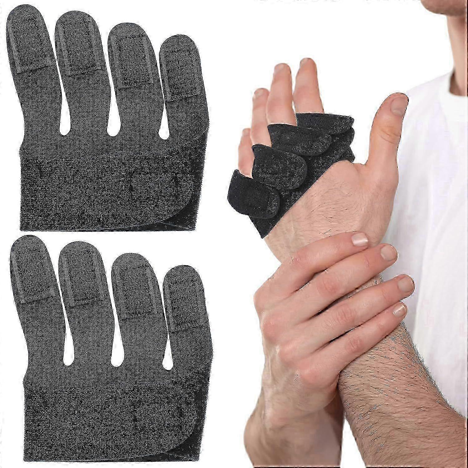 ​Pair Of Right Hand Ulnar Deviation Braces With MCP Joint Support 2 Pack Hand Splints For Arthritis Carpal Tunnel Relief​