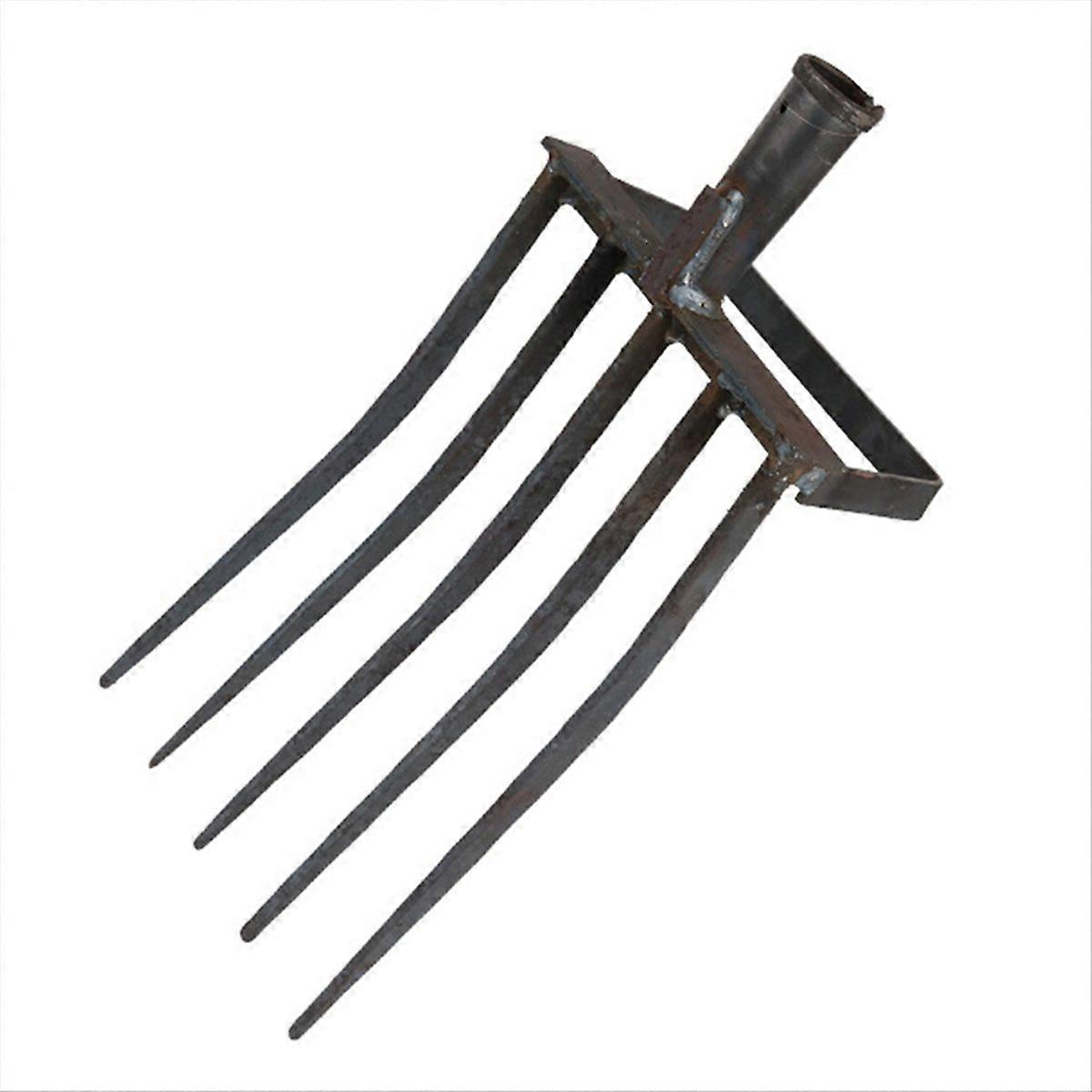 Gardening Pitchfork, Metal Large Fork Gardening Tool