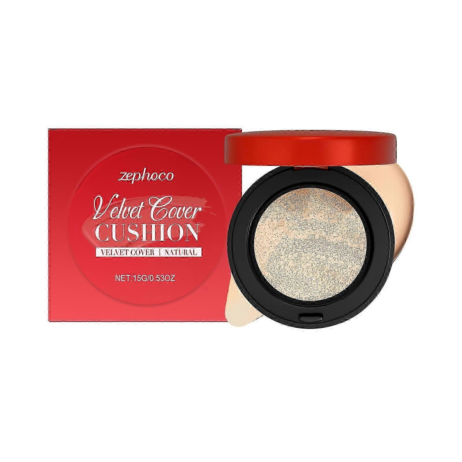 Zephoco Moisturizing Concealer Air Cushion Natural Color Concealer Air Cushion Delicate Texture To Create Moisturizing Light And Transparent Makeup