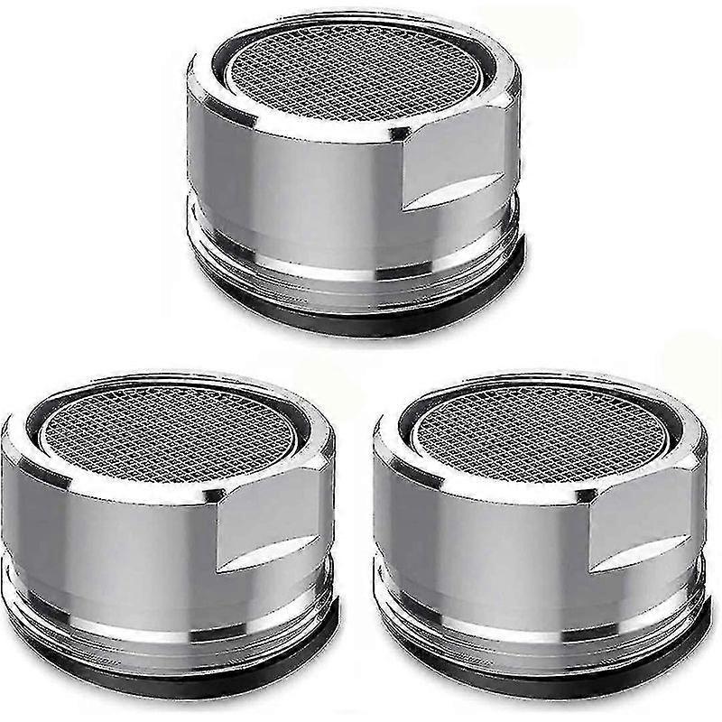 Faucet Filter Replacement Insert Tap Spout Aerator, Kitchen And Bathroom Diffuser Faucet External Thread Faucet Replacement Part With Gasket(3p