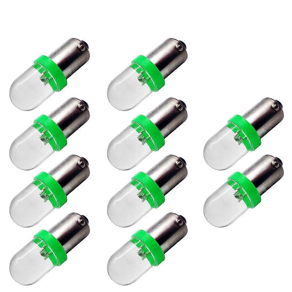 10pcs BA9S LED Bulb 240V Green Bright Indicator Light Replacement for Panel and Pilot Lamps