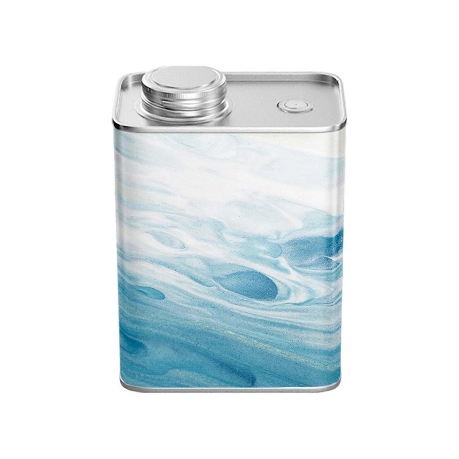 Practical and Elegant 200g Coffee Bean Sealed Container Tinplate Materials Duals Lock Can for Homes Kitchen Use Multicolor