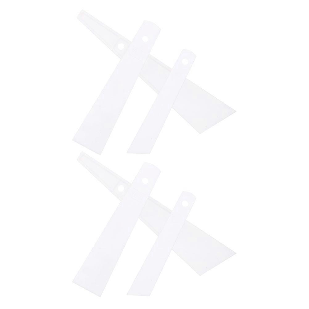 Durable Plastic Glue Smear Stick for DIY Use Comfortable to Hold and Easy to Use White