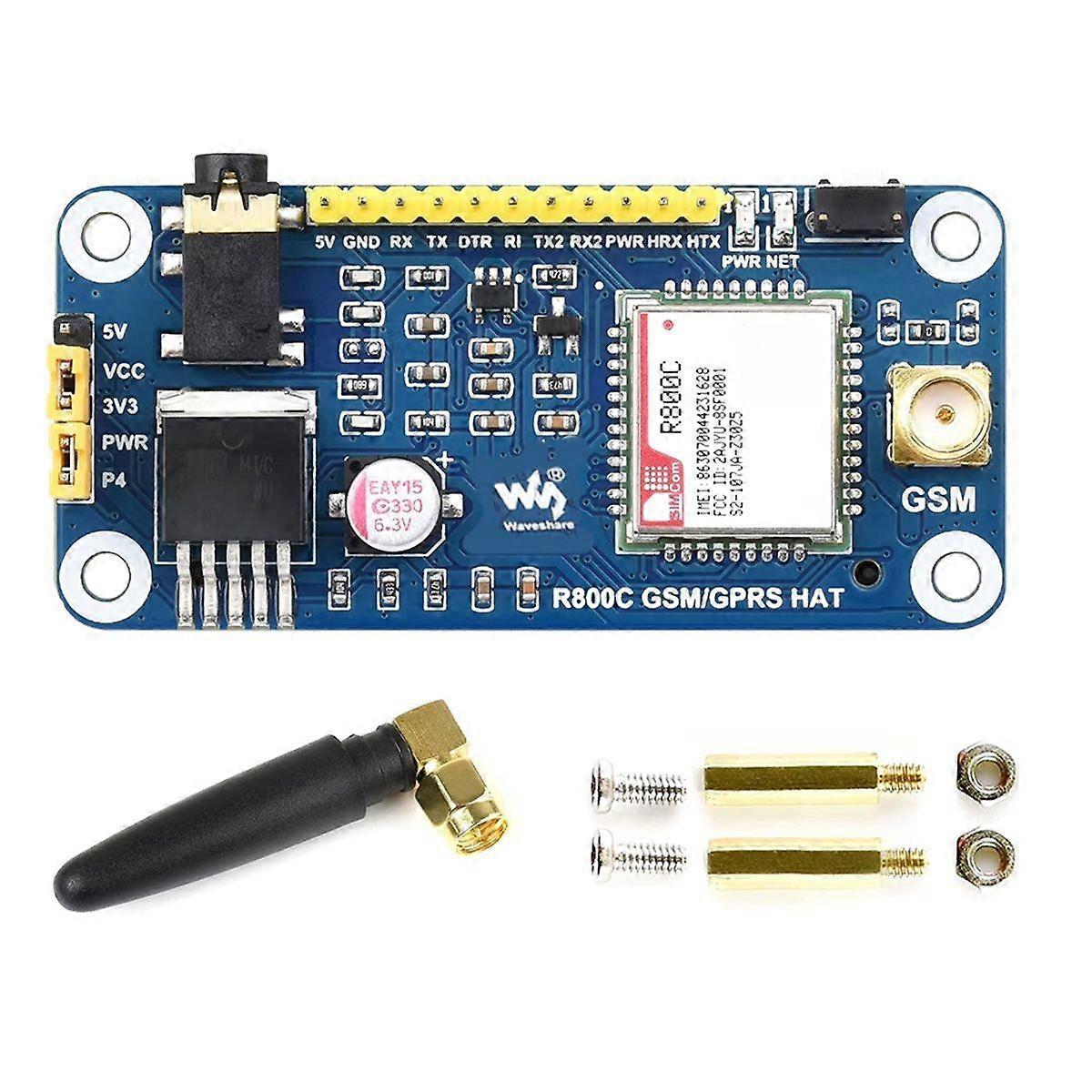2G Network R800C GSM GPRS Expansion Board for Zero 2 W 3 3B 4 5 Accessories Breakout Shield HAT Kit