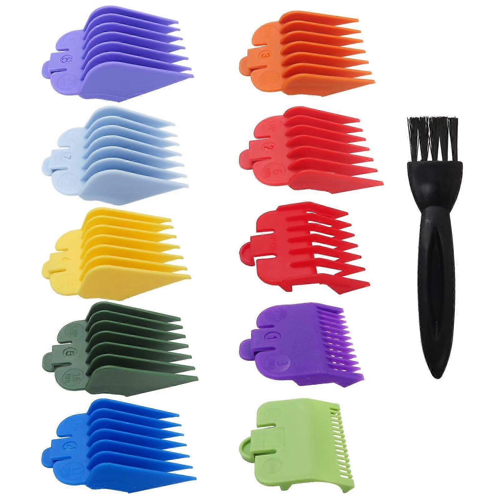Hair Clipper Guards Set Color Coded Guide Combs for Wahl Clippers Multiple Sizes 1.525mm