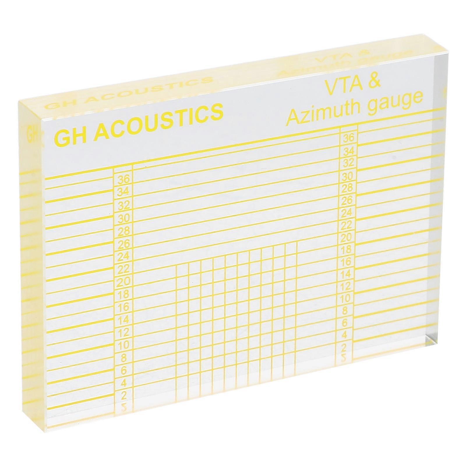 Acrylic Vinyl Record Player Azimuth Ruler for Precise Adjustment Tool