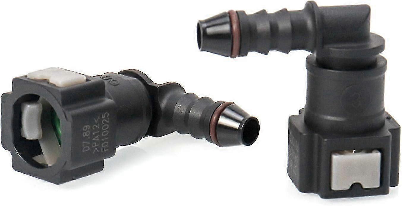 Fuel Line Connection Hose Fitting, 90 Degree Quick Fitting