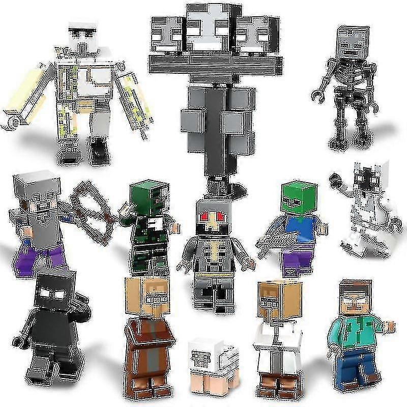 Set von 13 Stück Minecraft Figur 3-7cm