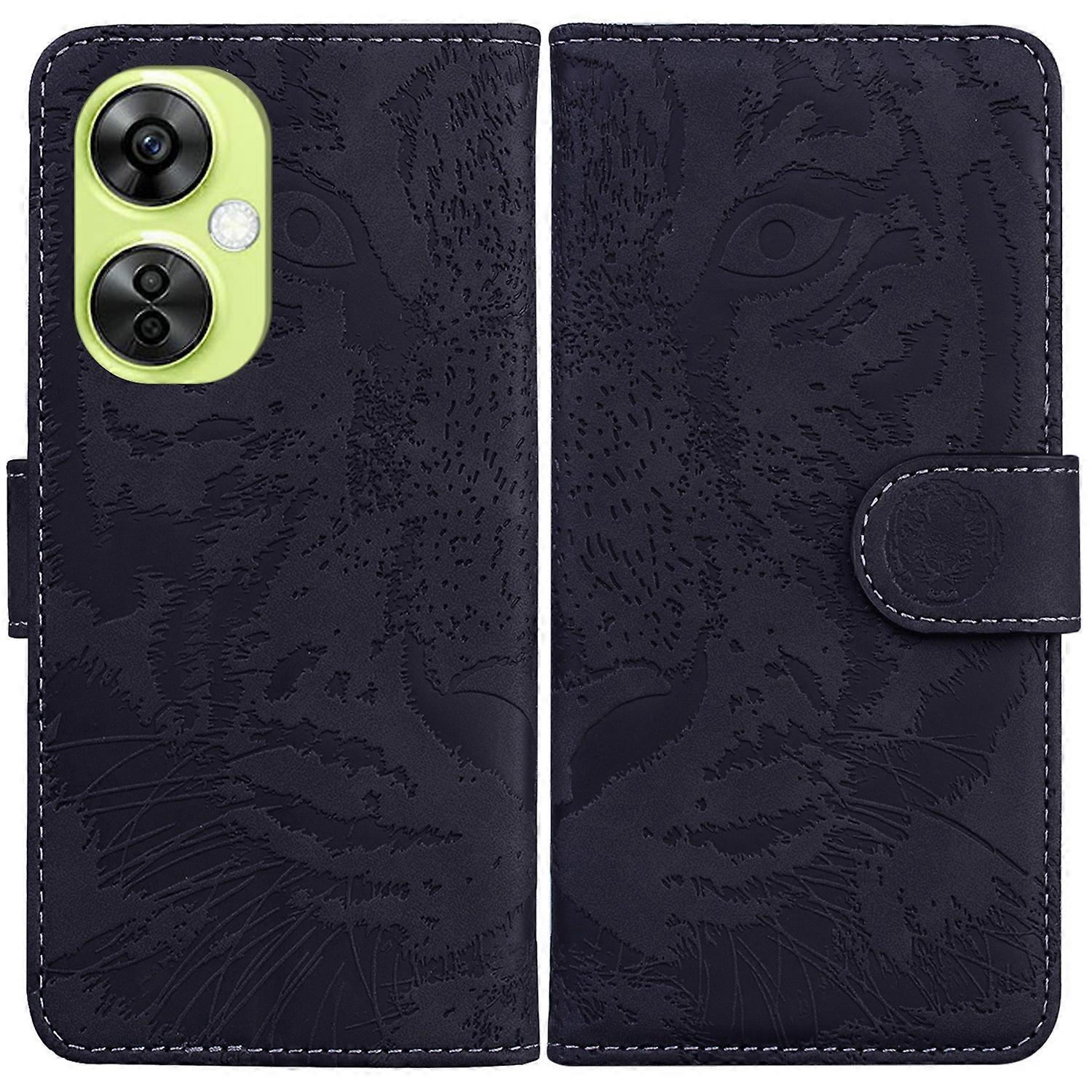 Tiger Embossing Pattern Flip Leather Phone Case