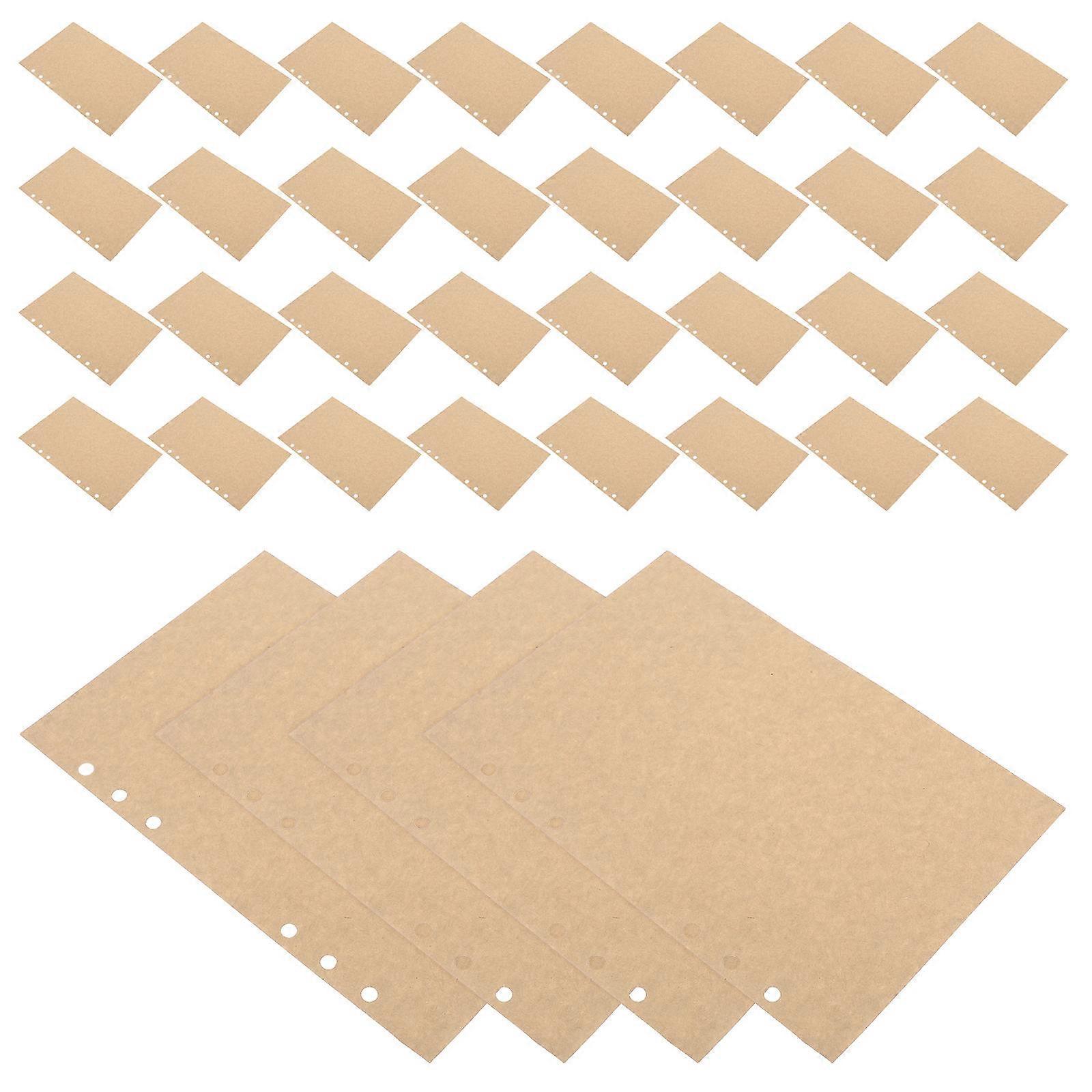 45 Sheets Loose Leaf Paper Inserts for A5 Planner with Chocolate Color