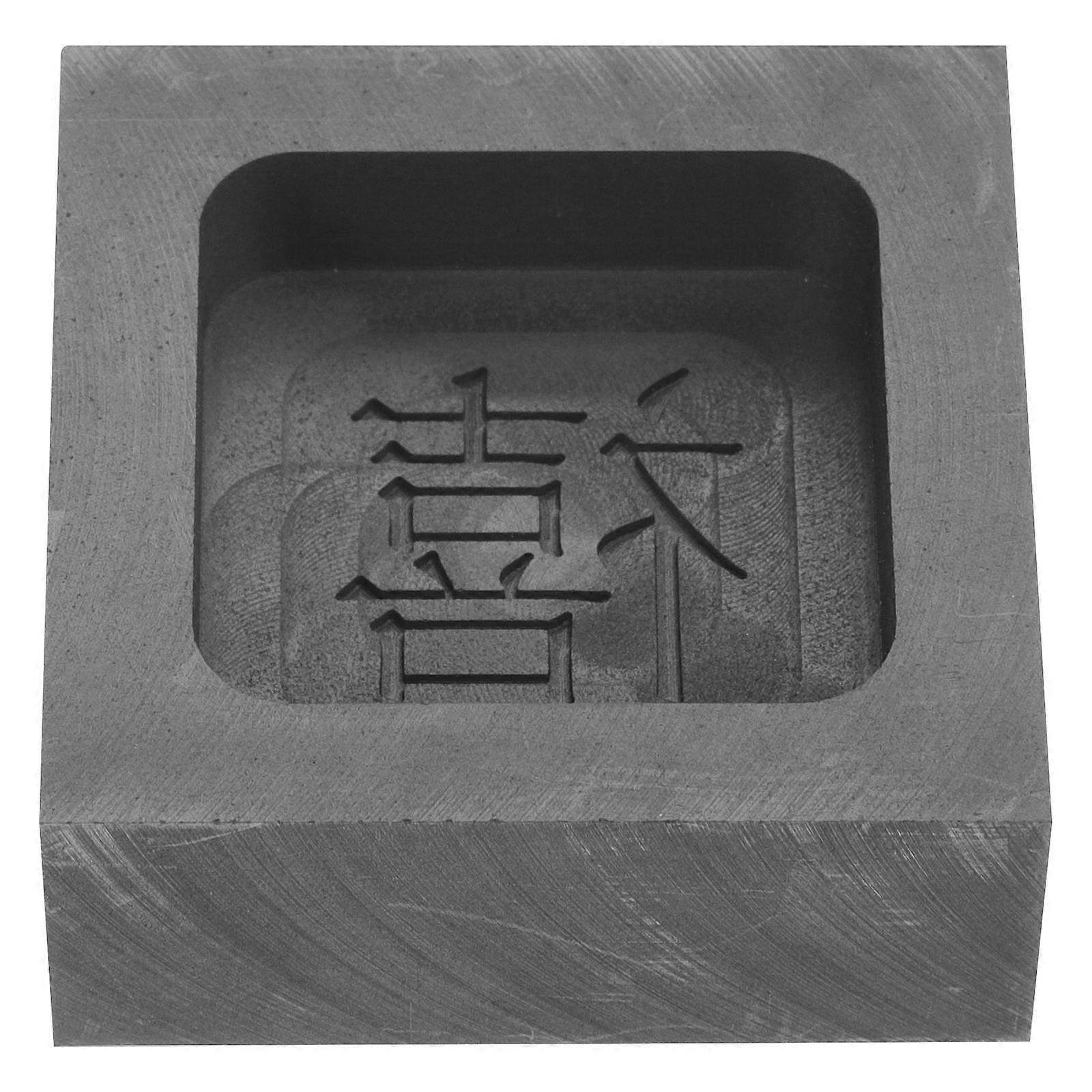 Gold Silver Refining Graphite Mold for Metal Casting 2Pcs Mold Set