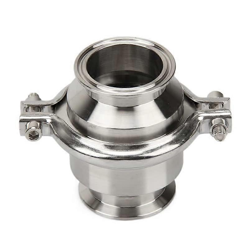 Sanitary Tri Clamp Check Valve SS304 One Way Flow Control 50.5mm Ferrule Food Grade