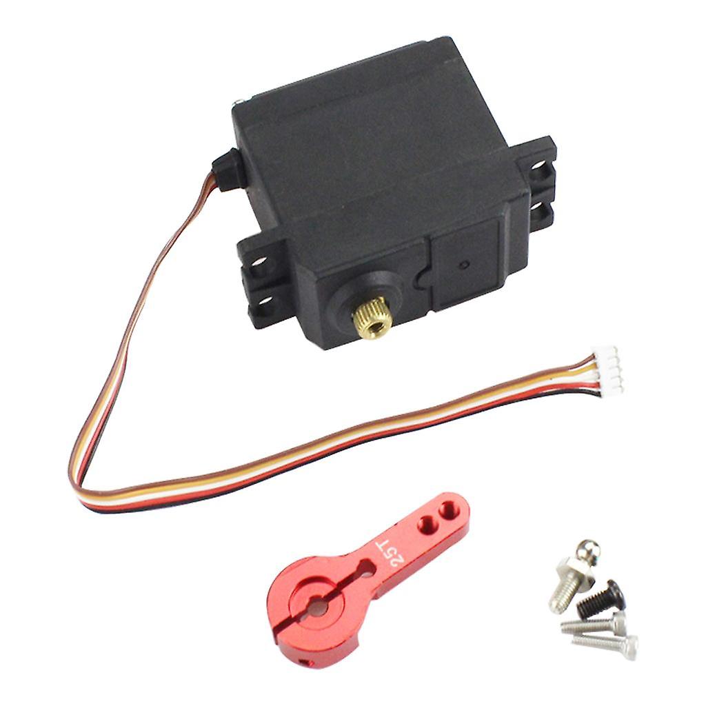 Gear Servo with Servo Arm for Wltoys 104001 1/10 RC Crawler Truck Car DIY