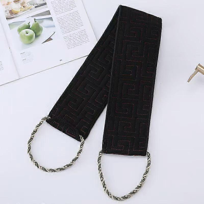 Durable Exfoliating Back Scrubber Towel with Long Handle Coarse Texture for Deep Clean & Skin Refresh, Polyester