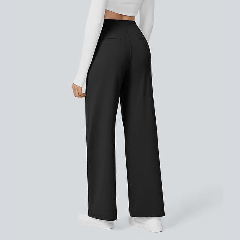 Halara Flex High Waisted Pocket Straight Leg Work Pants #fall
