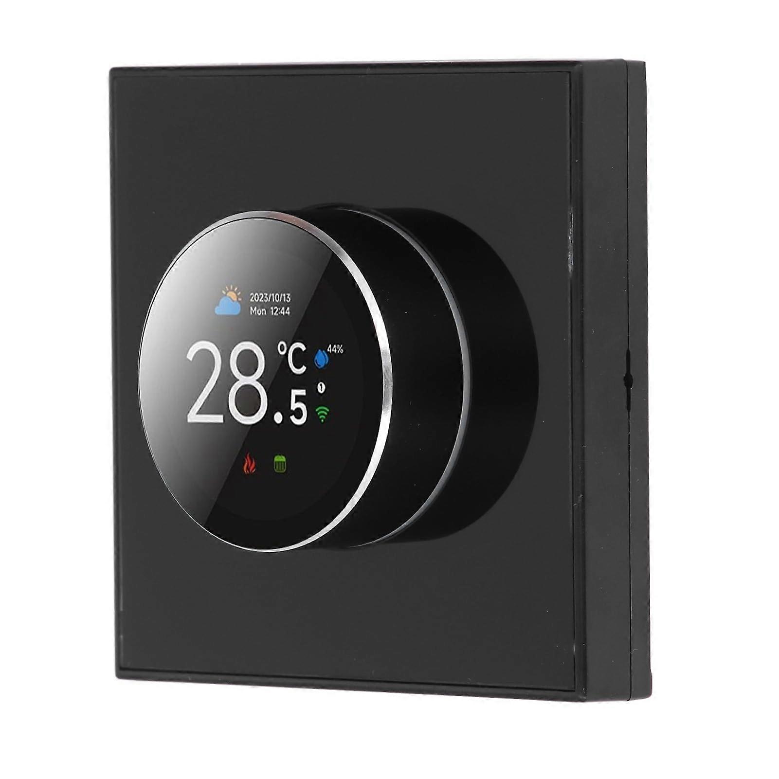 Smart WiFi Thermostat with Voice and App Control, Programmable, Modern Design, 95240V AC