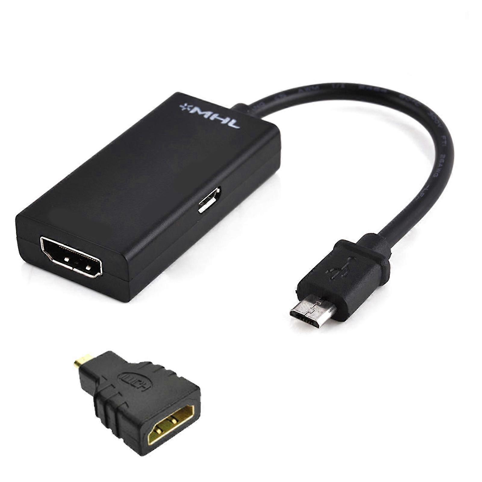 S2 Mhl Micro Usb To 1080p Hdmi-compatible Adapter Converter For Android Samsung Huawei