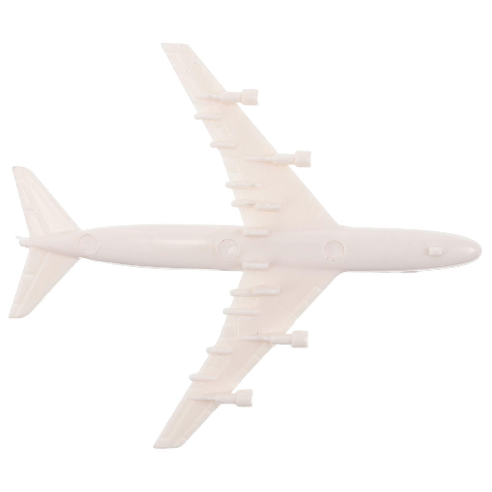 Small Aircraft Model Collectible Plastic Plane for Display Micro Scale