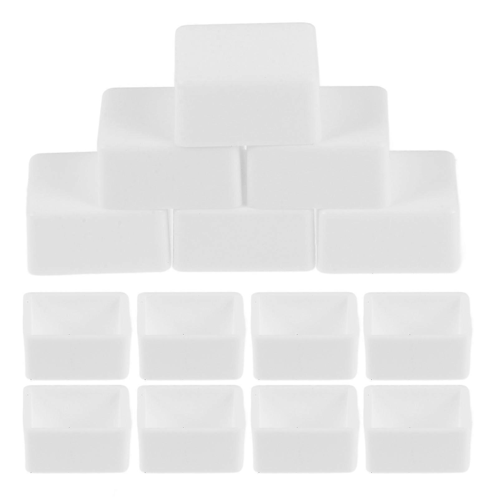 Empty Watercolor Paint Pans Plastic Half Pans for Storage 24Pcs Set